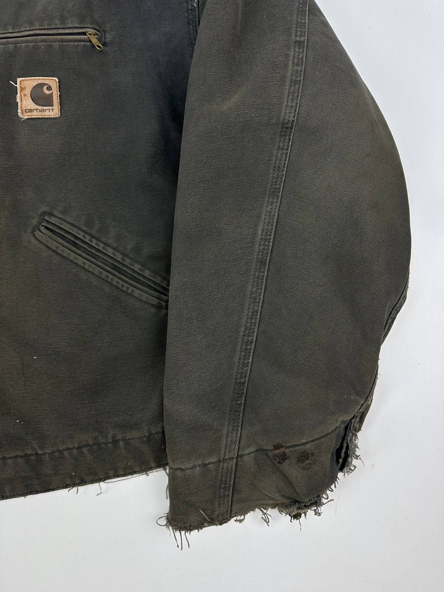 Vintage Carhartt Detroit Jacke grau/braun Gr. XXL