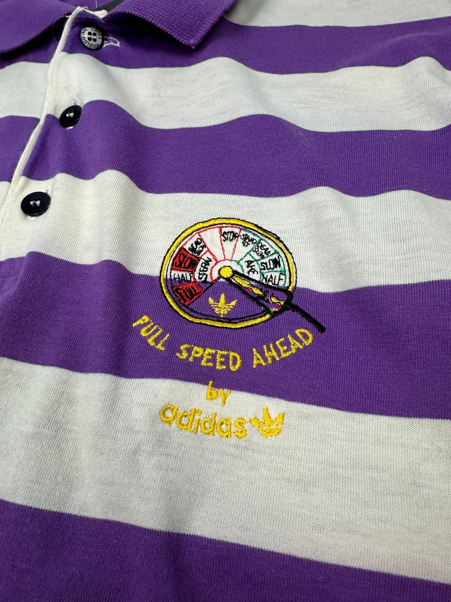 Vintage Adidas Polo lila L