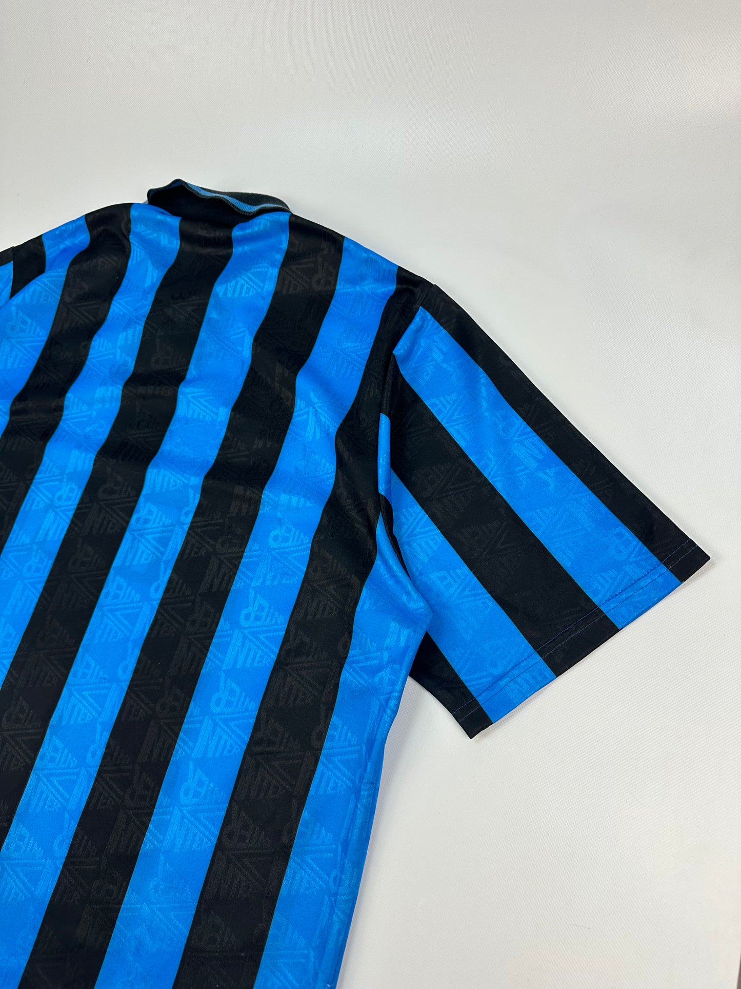 Vintage Umbro Inter Milan Jersey schwarz/blau Gr. M