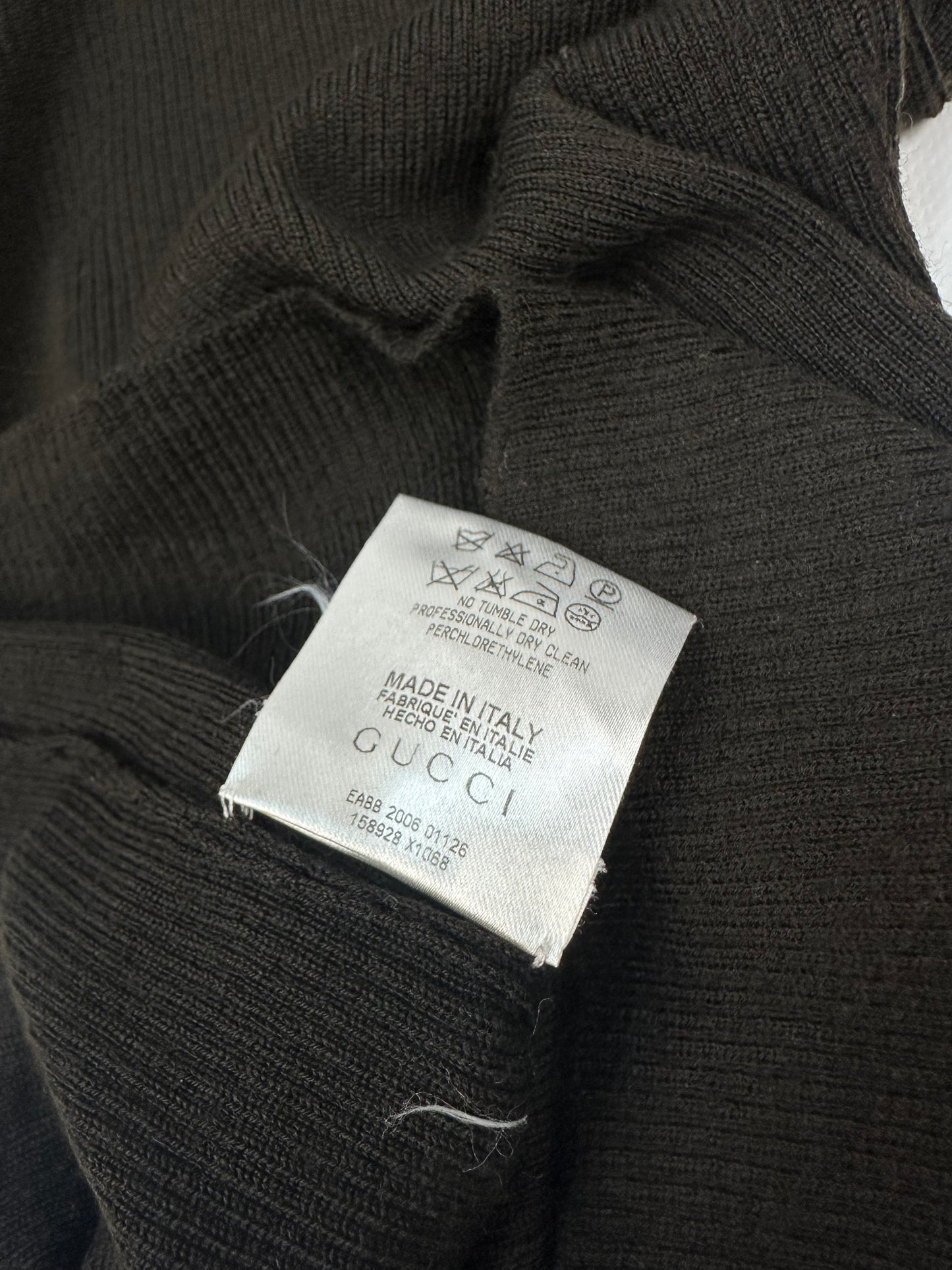 Vintage Gucci T-Shirt braun Damen Gr. M