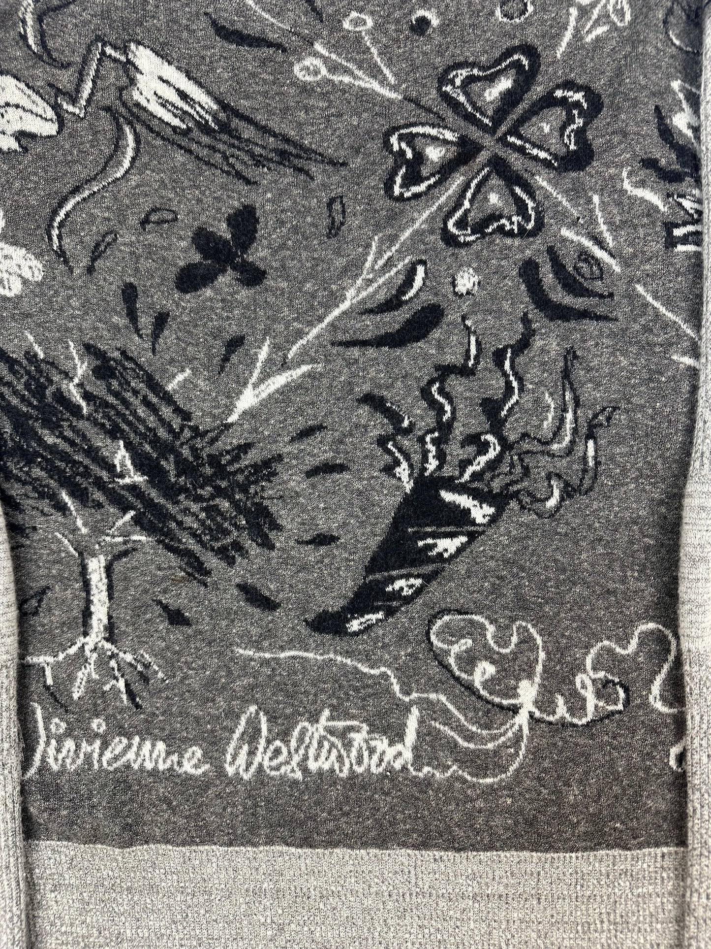 Vintage Vivienne Westwood Pullover grau Gr. M