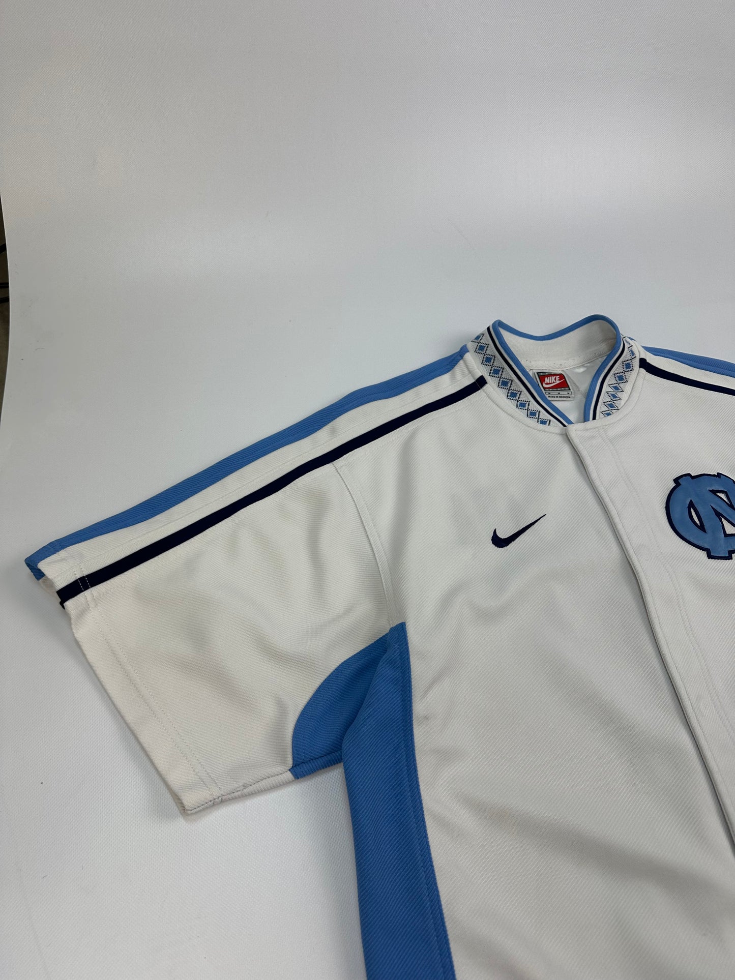 Vintage Nike North Carolina Baseball Trikot blau/weiß Gr. M