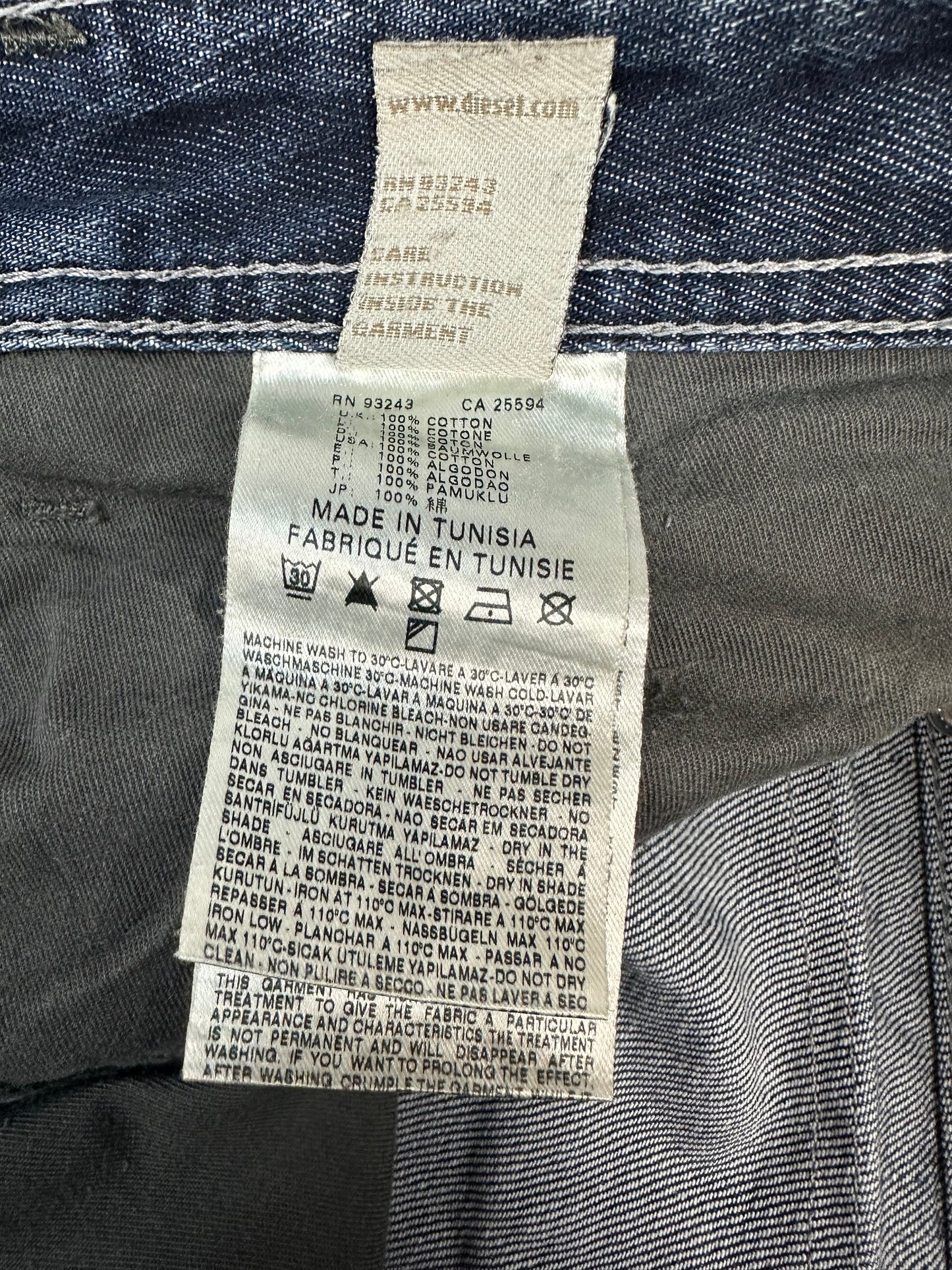 Vintage Diesel Jeans Hose blau Gr. 31