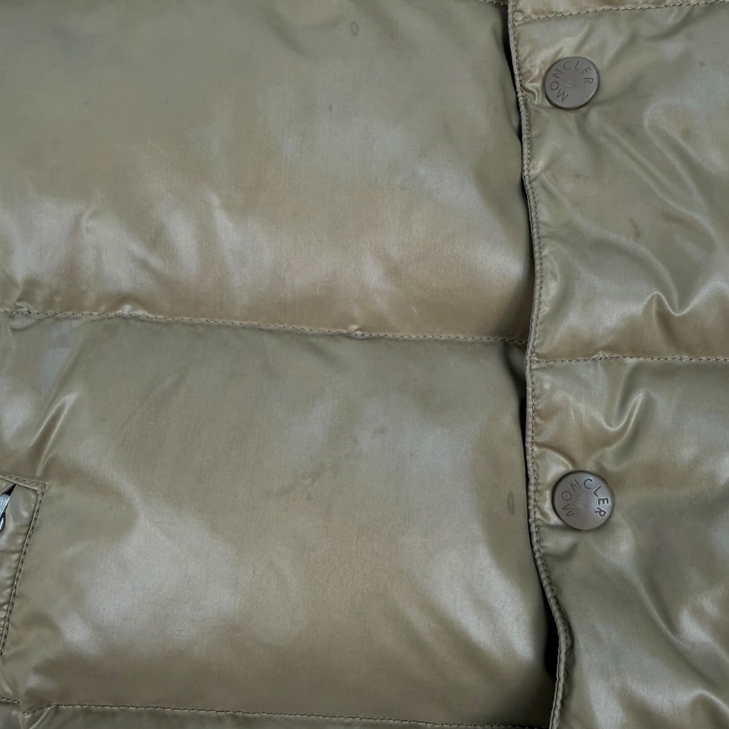 Vintage Moncler Weste olivegrün Gr. 3 / L