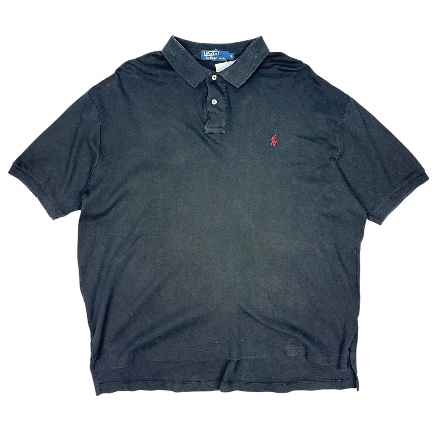 Vintage Polo Ralph Lauren Polohemd schwarz XL