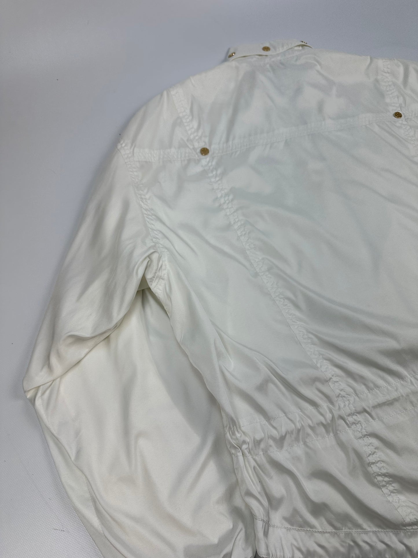 Vintage MCM Trackjacket weiß/gold Gr. XL