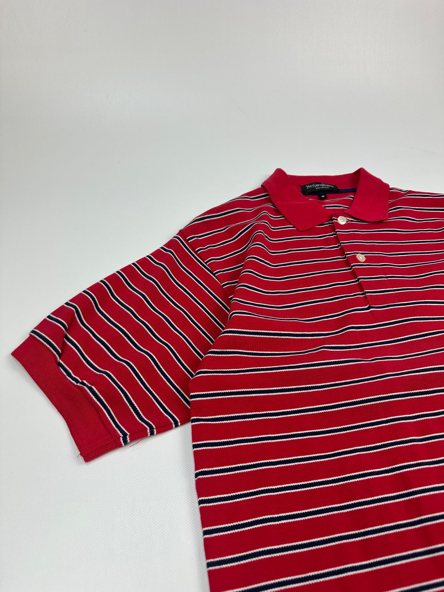 Vintage Yves Saint Laurent Polohemd rot Gr. L