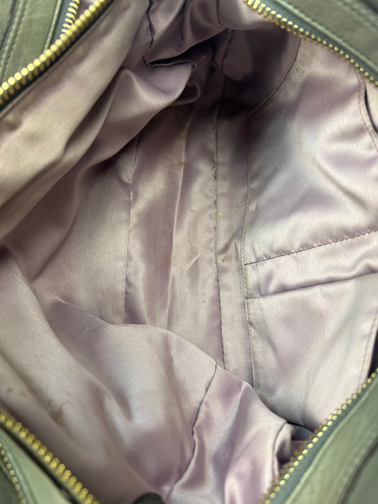 Vintage Coach Handtasche grau