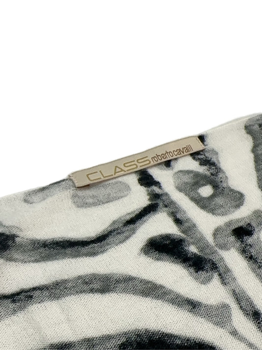 Roberto Cavalli Class SS 2000 Floral Zebra Kardigan