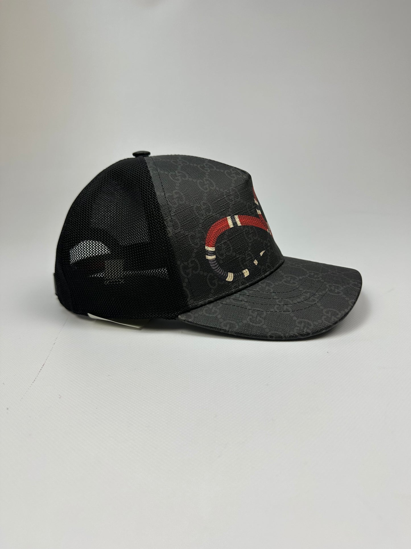 Gucci Snake Trucker Cap schwarz Gr. S