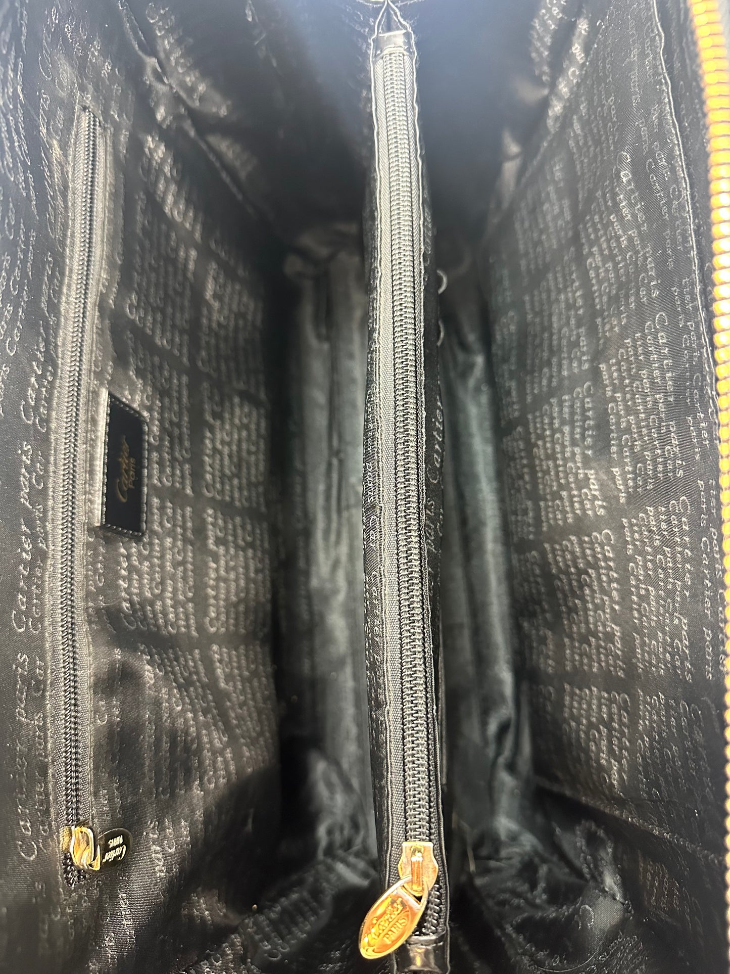 Vintage Cartier Handtasche schwarz