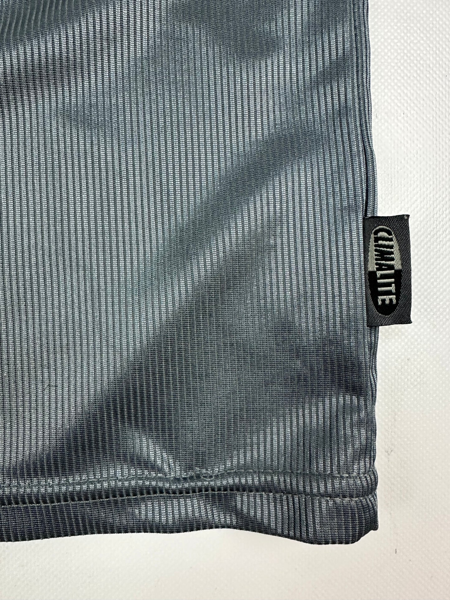 Vintage Adidas Rotterdam Jersey grau/rot Gr. L