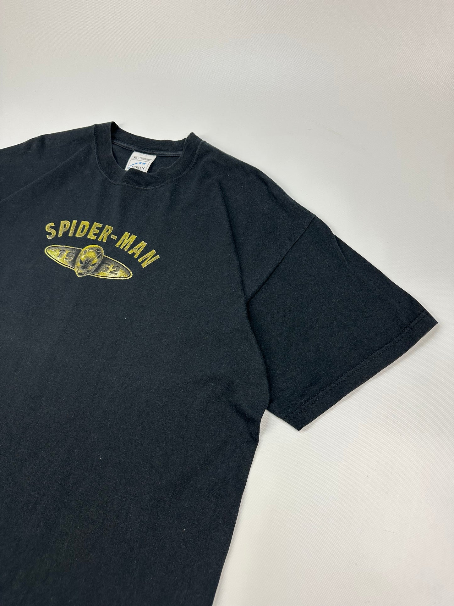 Vintage Spider Man T-Shirt schwarz Gr. XL