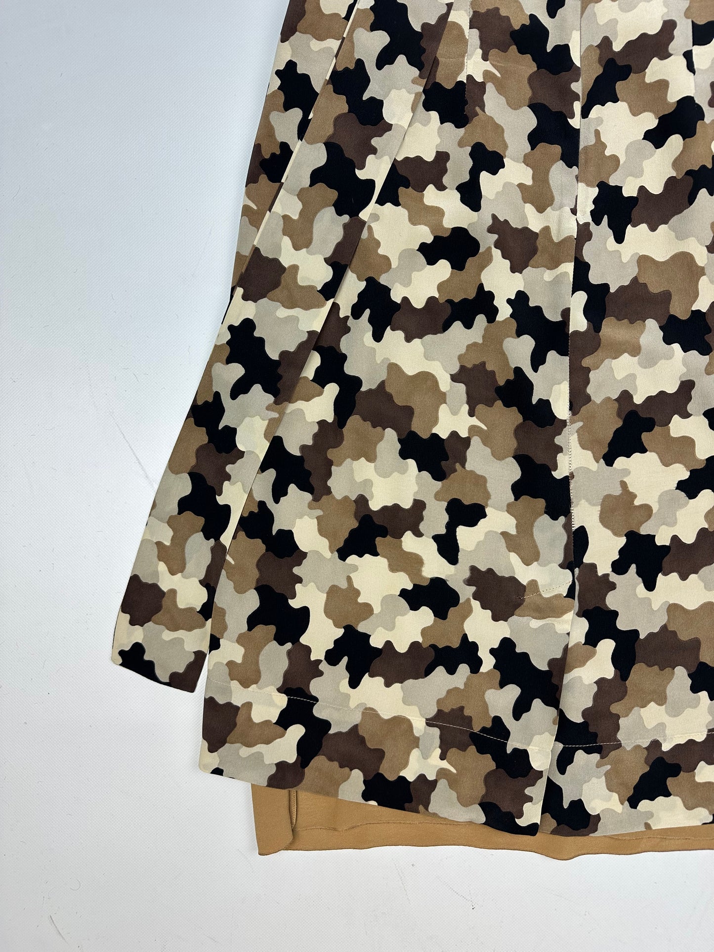 Prada Camouflage Kleid braun/beige Gr. 42
