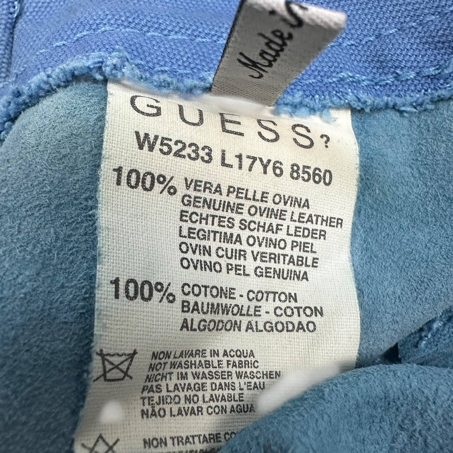 Vintage Guess Jeans Rock blau M