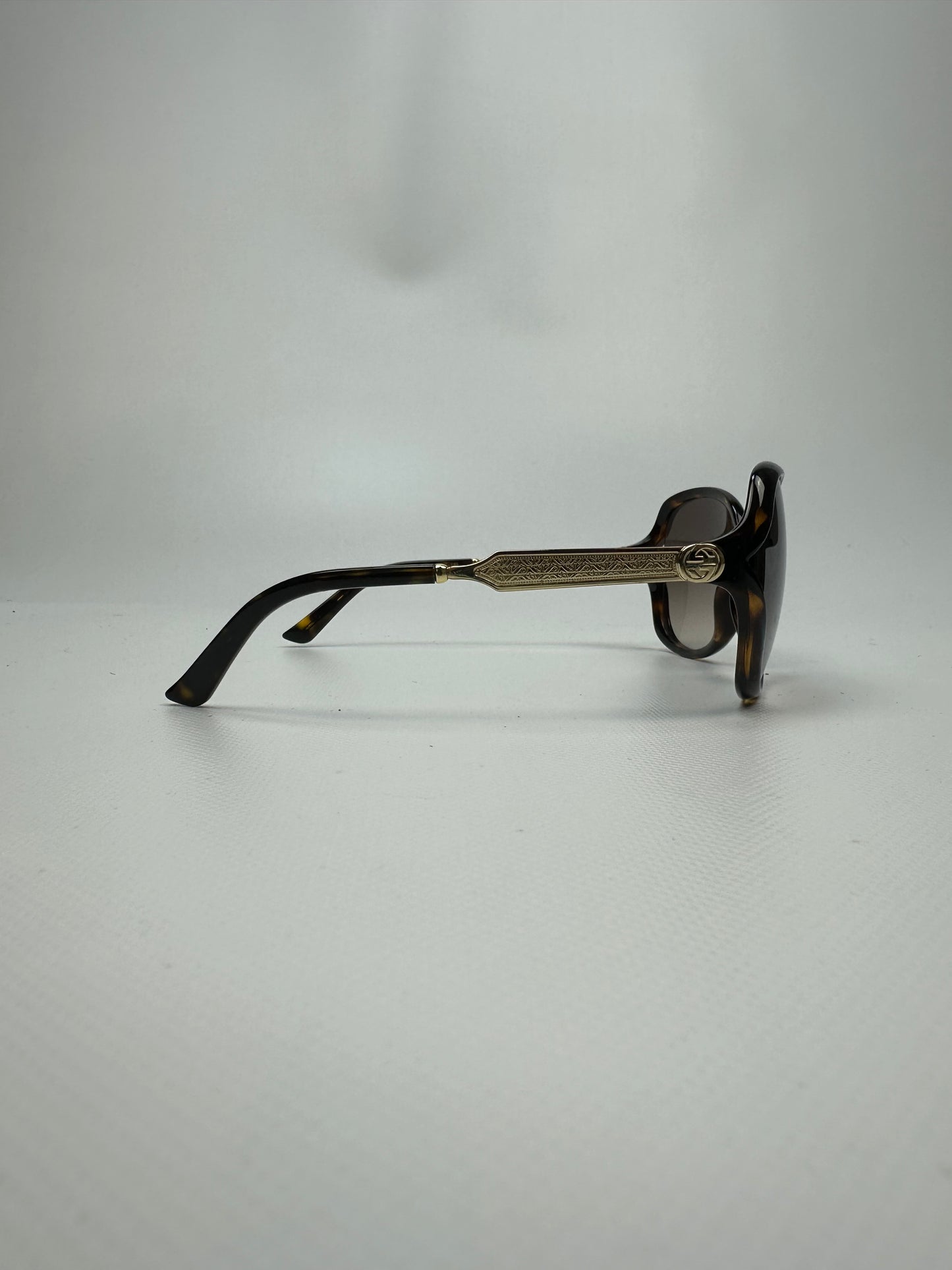 Vintage Gucci Sonnenbrille braun/gold