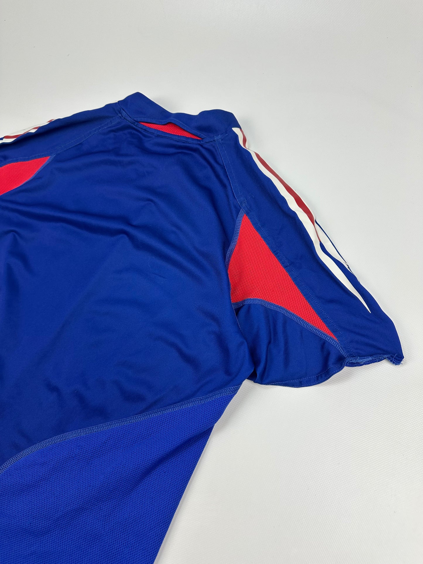 Vintage Adidas Frankreich Trikot blau/rot Gr. S