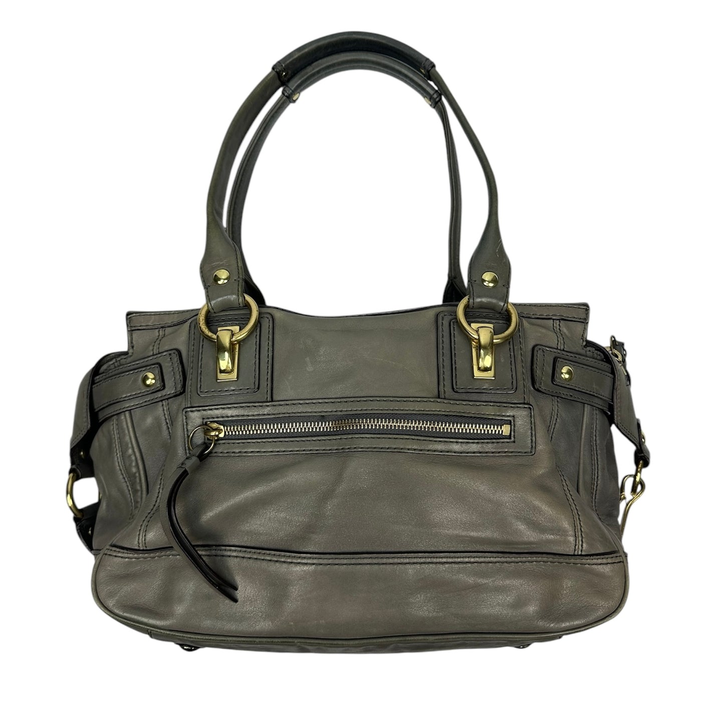 Vintage Coach Handtasche grau