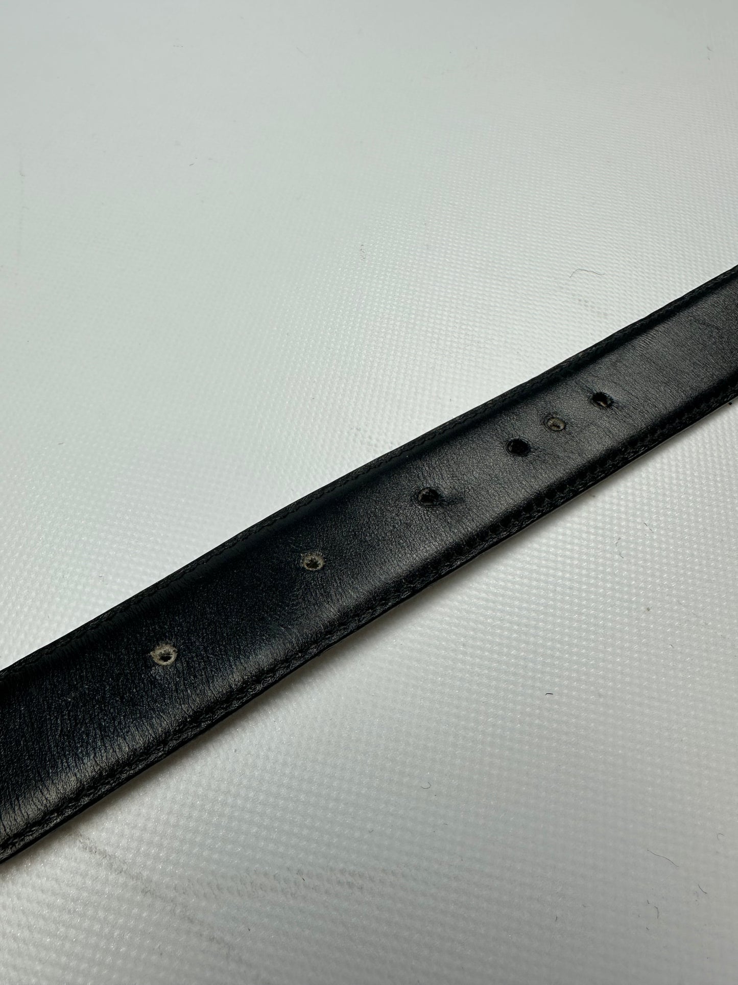 Vintage Gucci Gürtel reversible schwarz/weiß Gr. 85