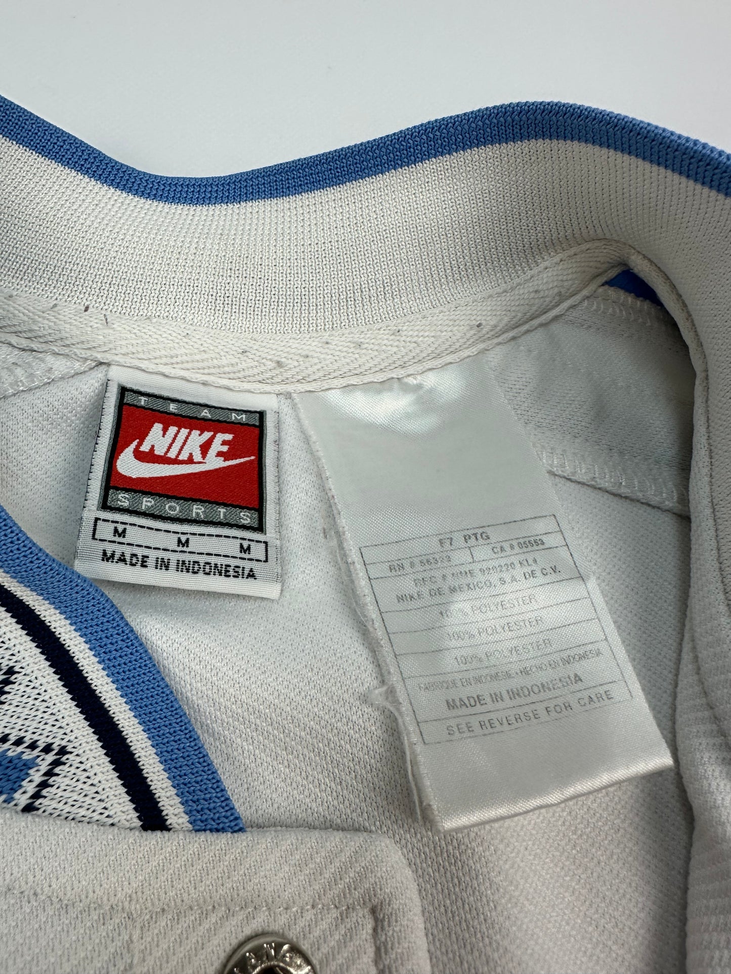 Vintage Nike North Carolina Baseball Trikot blau/weiß Gr. M
