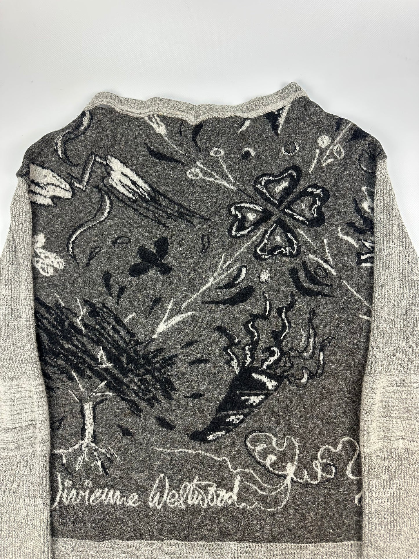 Vintage Vivienne Westwood Pullover grau Gr. M