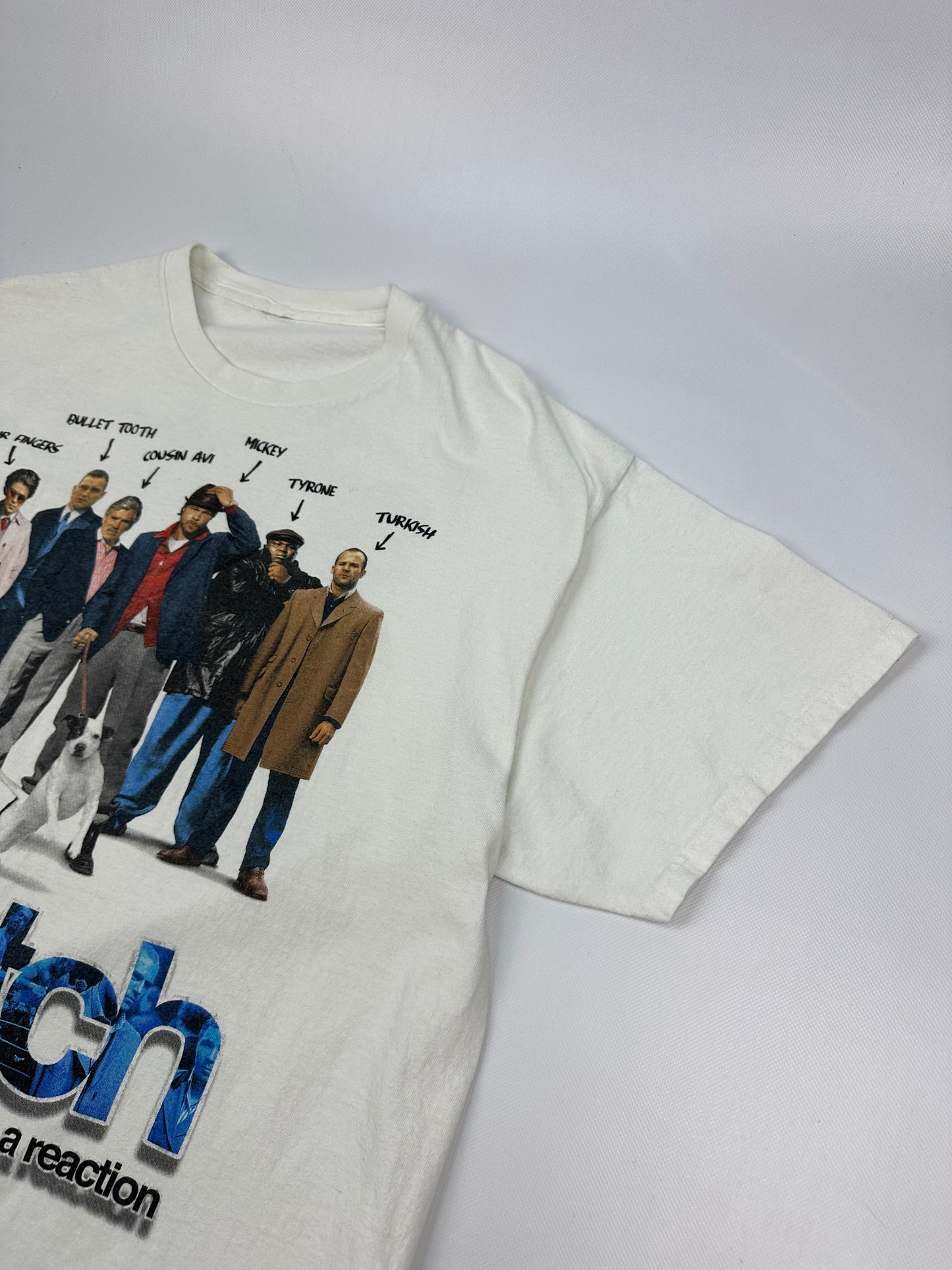 Vintage "Snatch" Movie T-Shirt weiß XXL