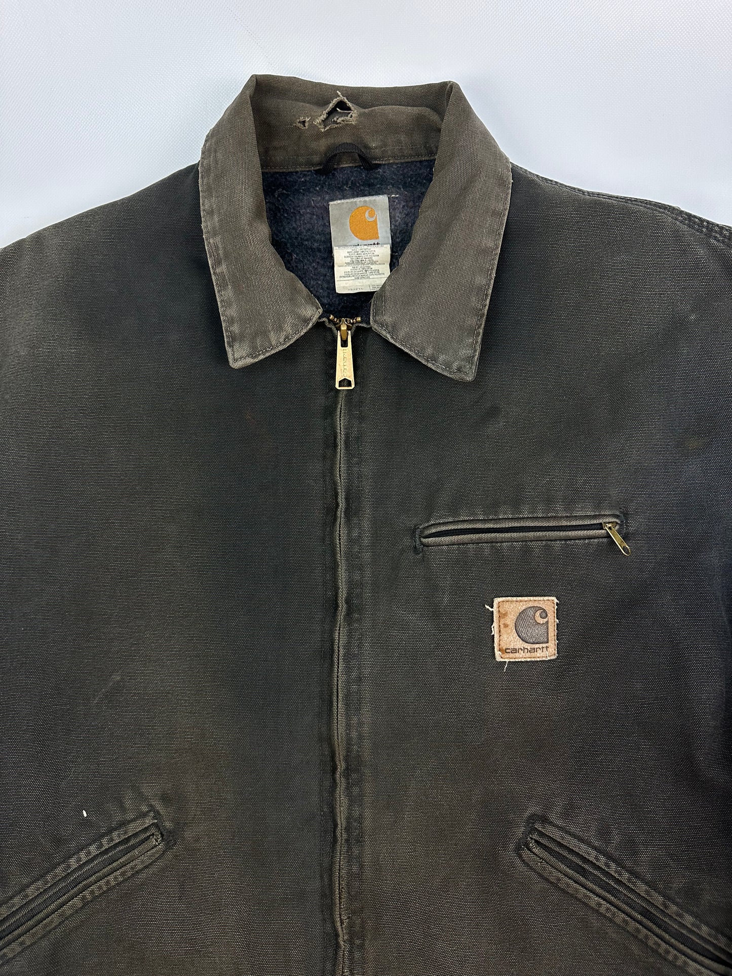 Vintage Carhartt Detroit Jacke grau/braun Gr. XXL