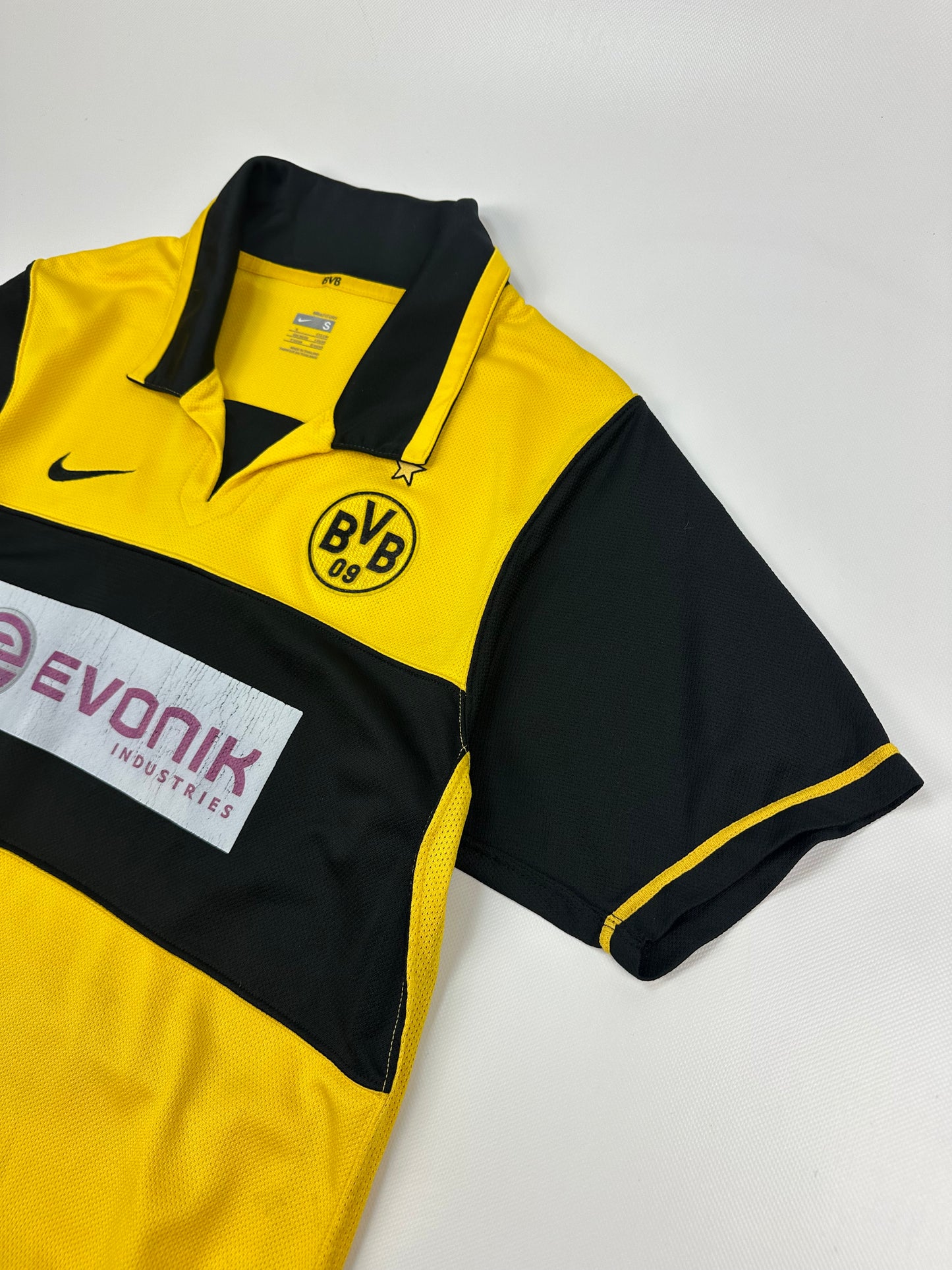 Vintage Nike Dortmund Fußball Trikot schwarz/gelb Gr. S