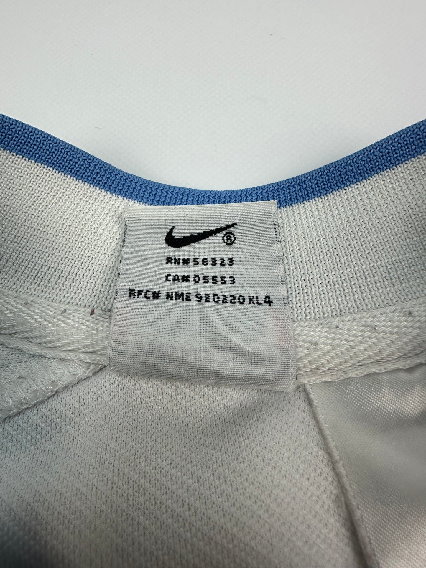Vintage Nike North Carolina Baseball Trikot blau/weiß Gr. M