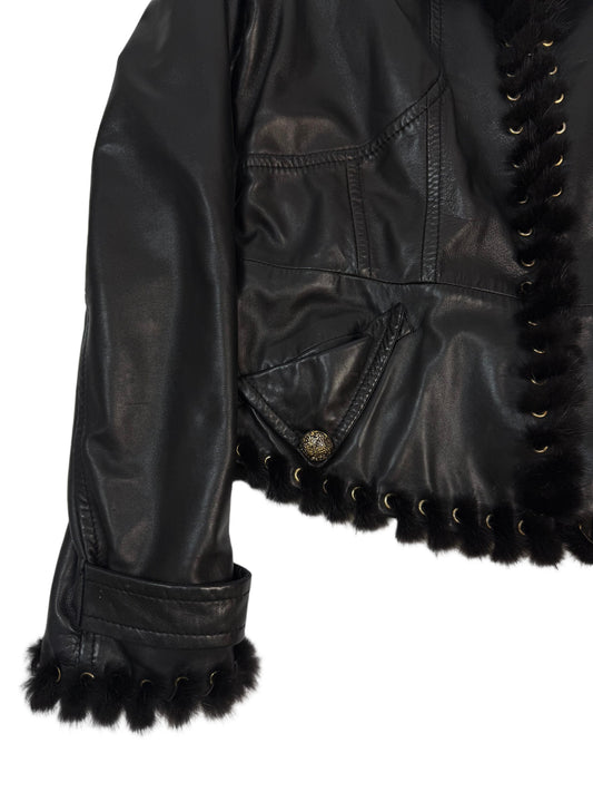 Roberto Cavalli FW 2006 Lederjacke
