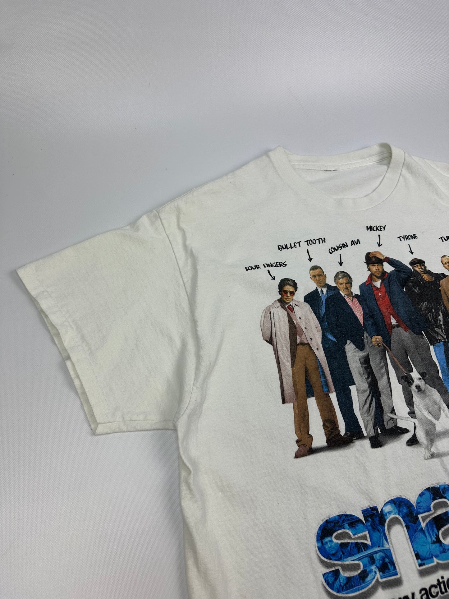 Vintage "Snatch" Movie T-Shirt weiß XXL