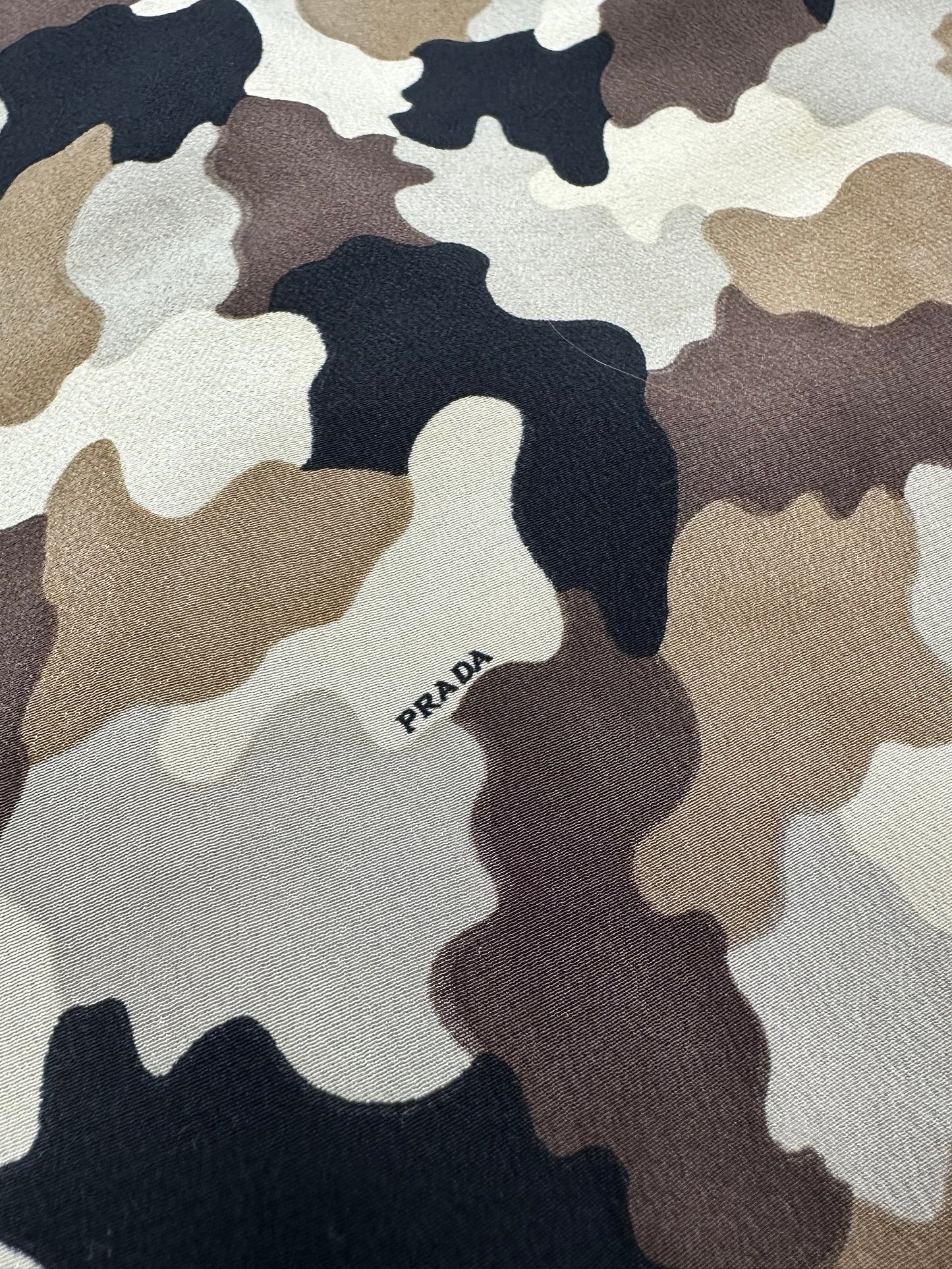 Prada Camouflage Kleid braun/beige Gr. 42