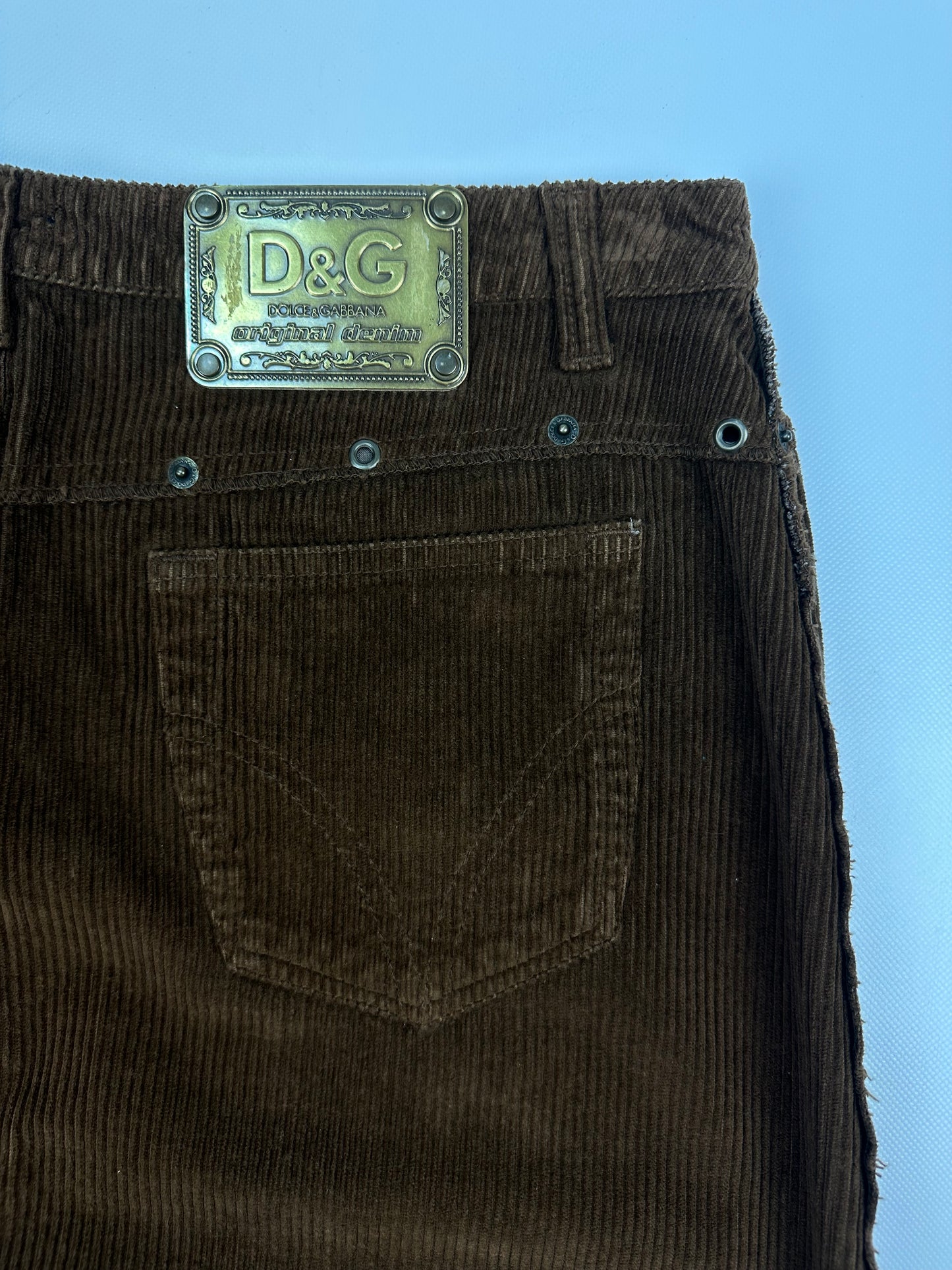 Vintage Dolce & Gabbana Rock braun Gr. 32