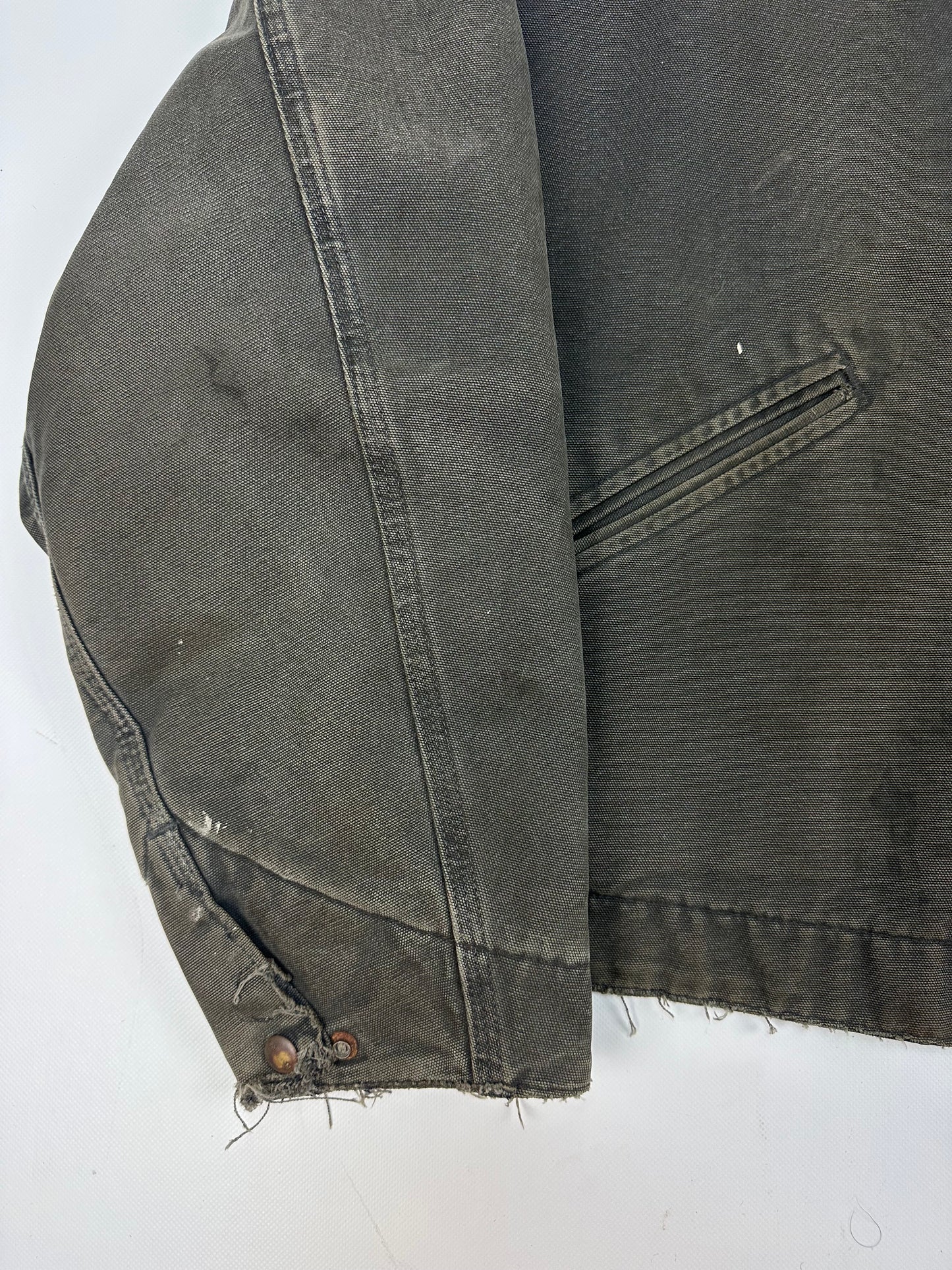 Vintage Carhartt Detroit Jacke grau/braun Gr. XXL