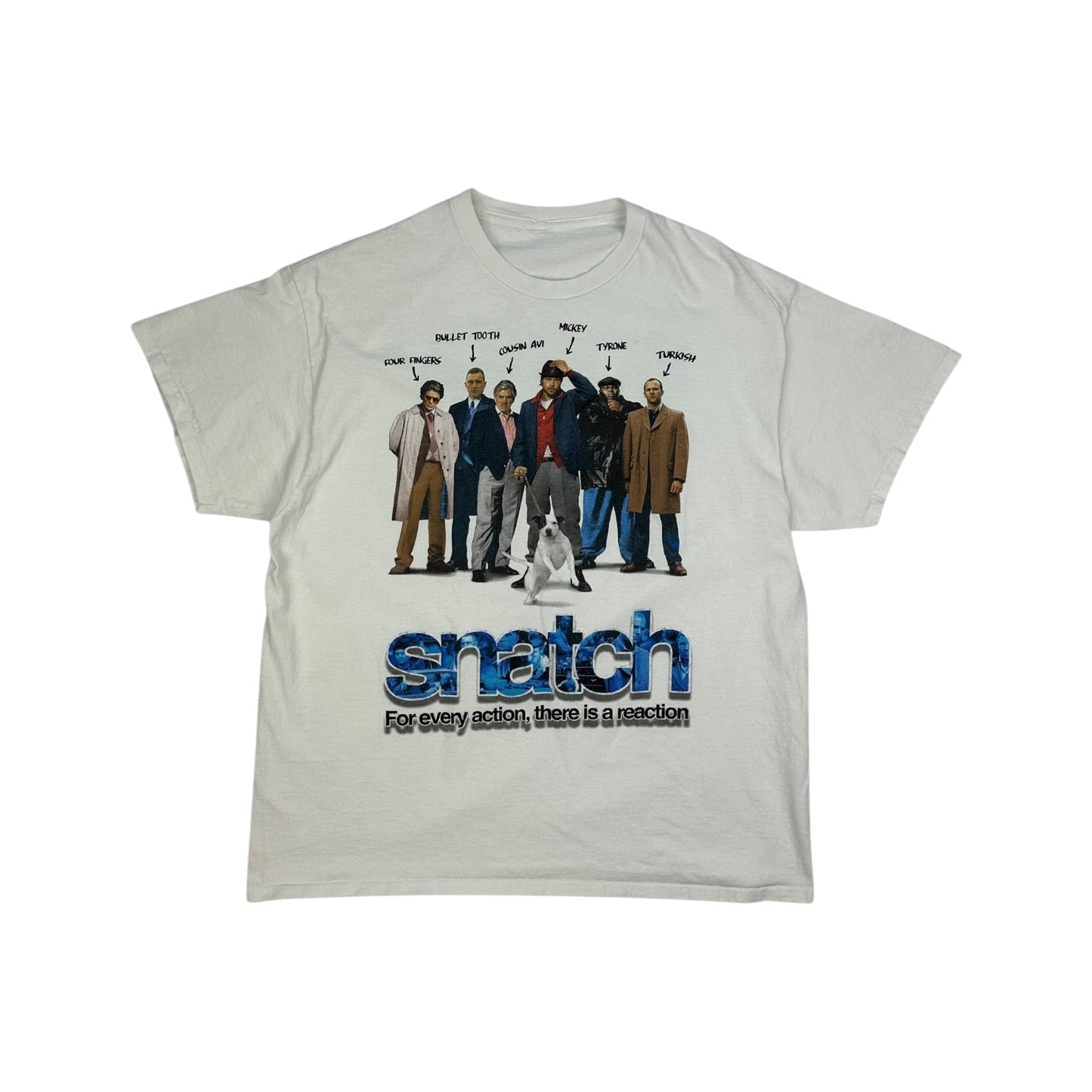Vintage "Snatch" Movie T-Shirt weiß XXL