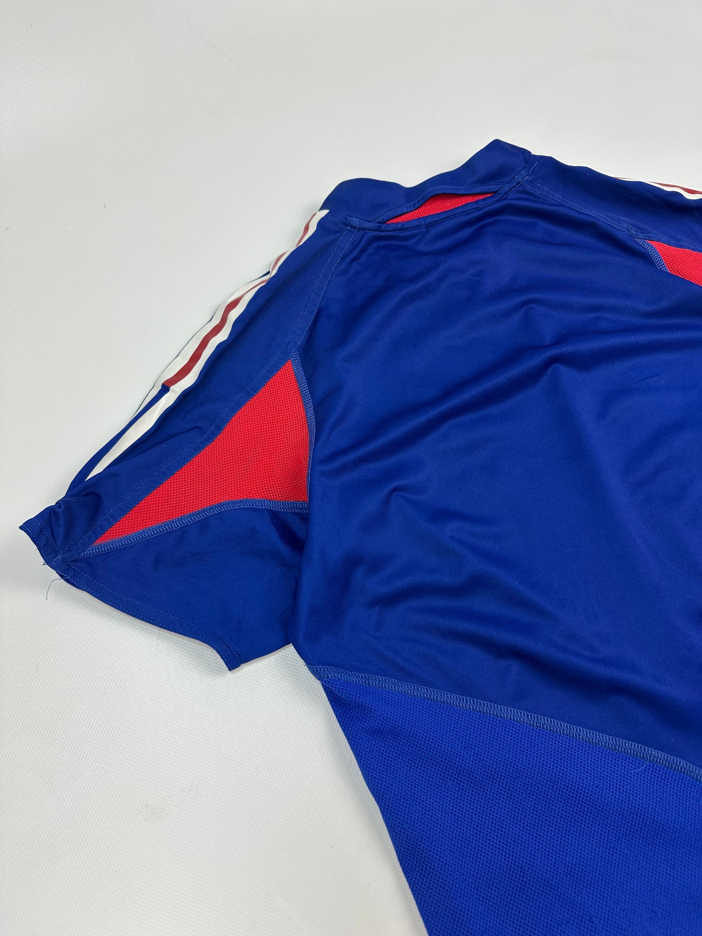 Vintage Adidas Frankreich Trikot blau/rot Gr. S