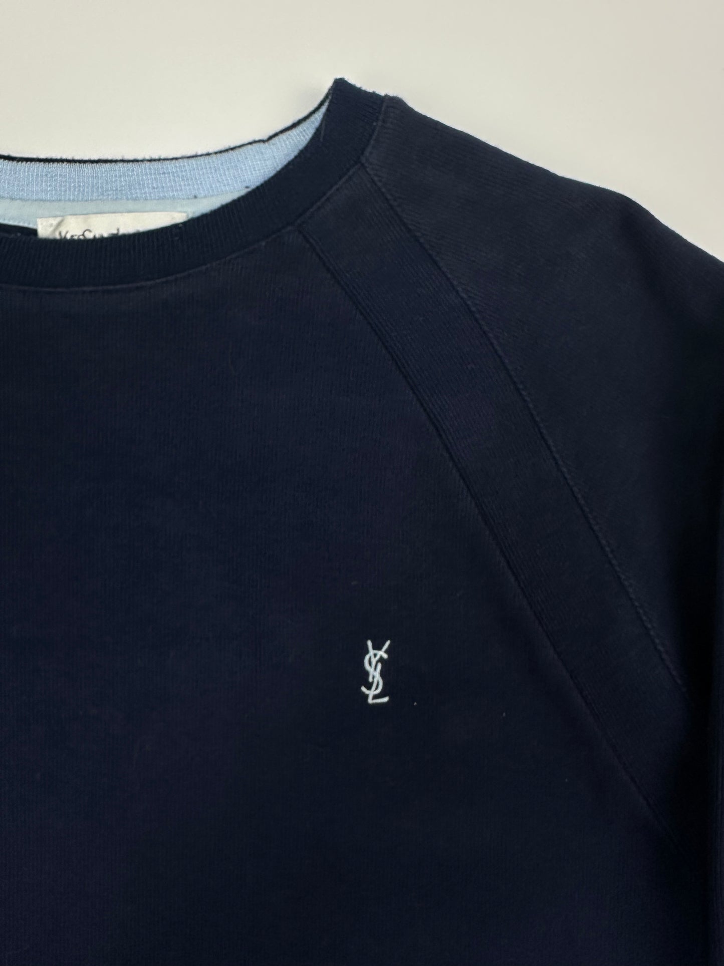 Vintage Yves Saint Laurent Pullover navy Gr. L