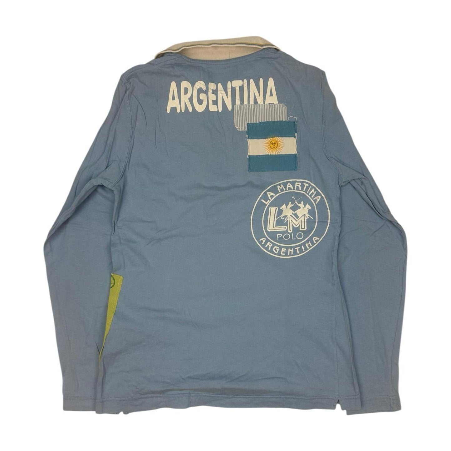 Vintage La Martina Polo hellblau Gr. L