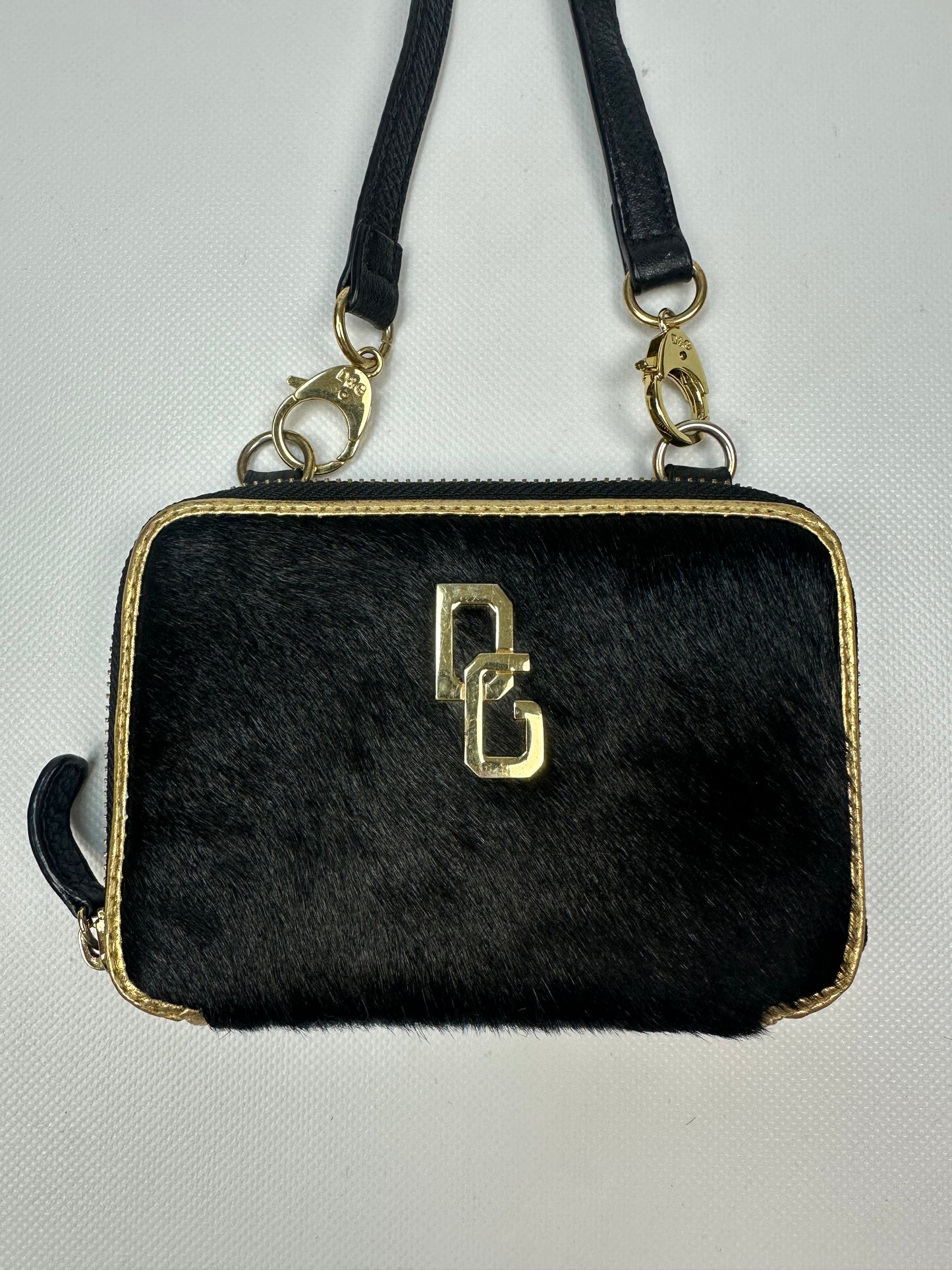 Vintage Dolce & Gabbana Pony Portemonnaie schwarz