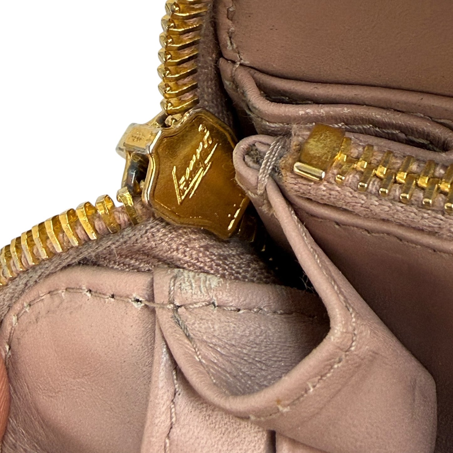 Vintage Miu Miu Portemonnaie rosa / Gold