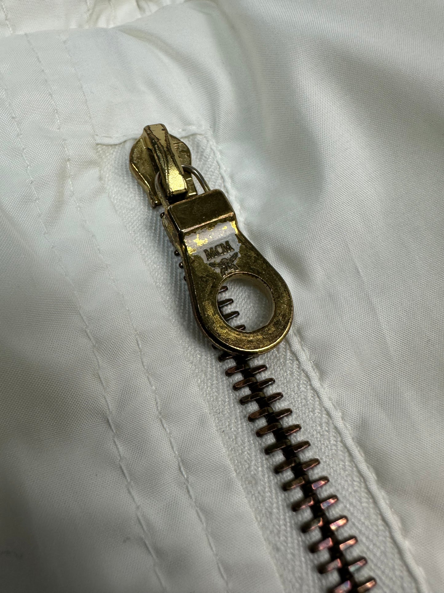Vintage MCM Trackpants weiß/gold Gr. M