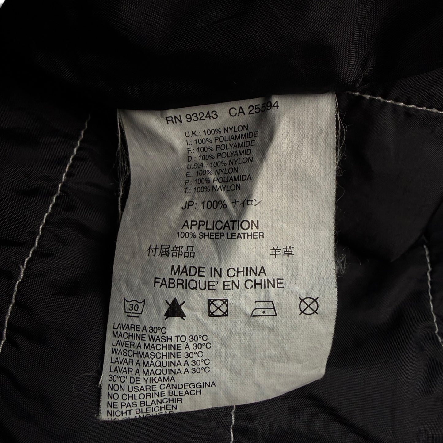 Vintage Diesel Jacke schwarz Gr. L