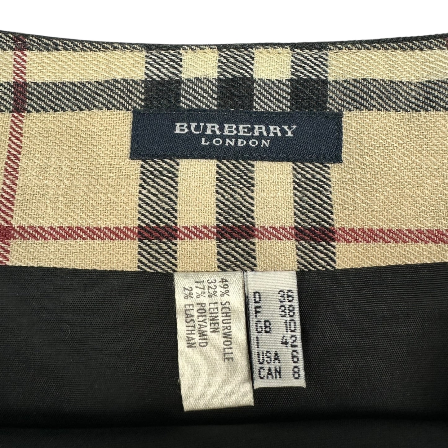 Burberry Anzugsrock dunkelgrau Damen 36