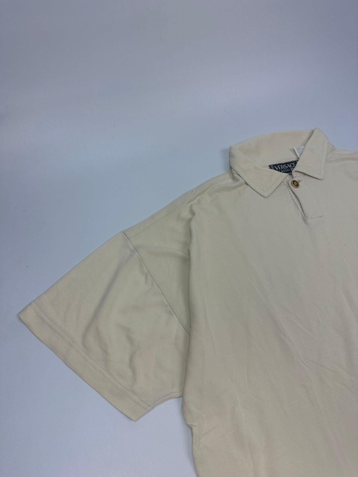 Versace Polo Hemd beige Gr. L/XL