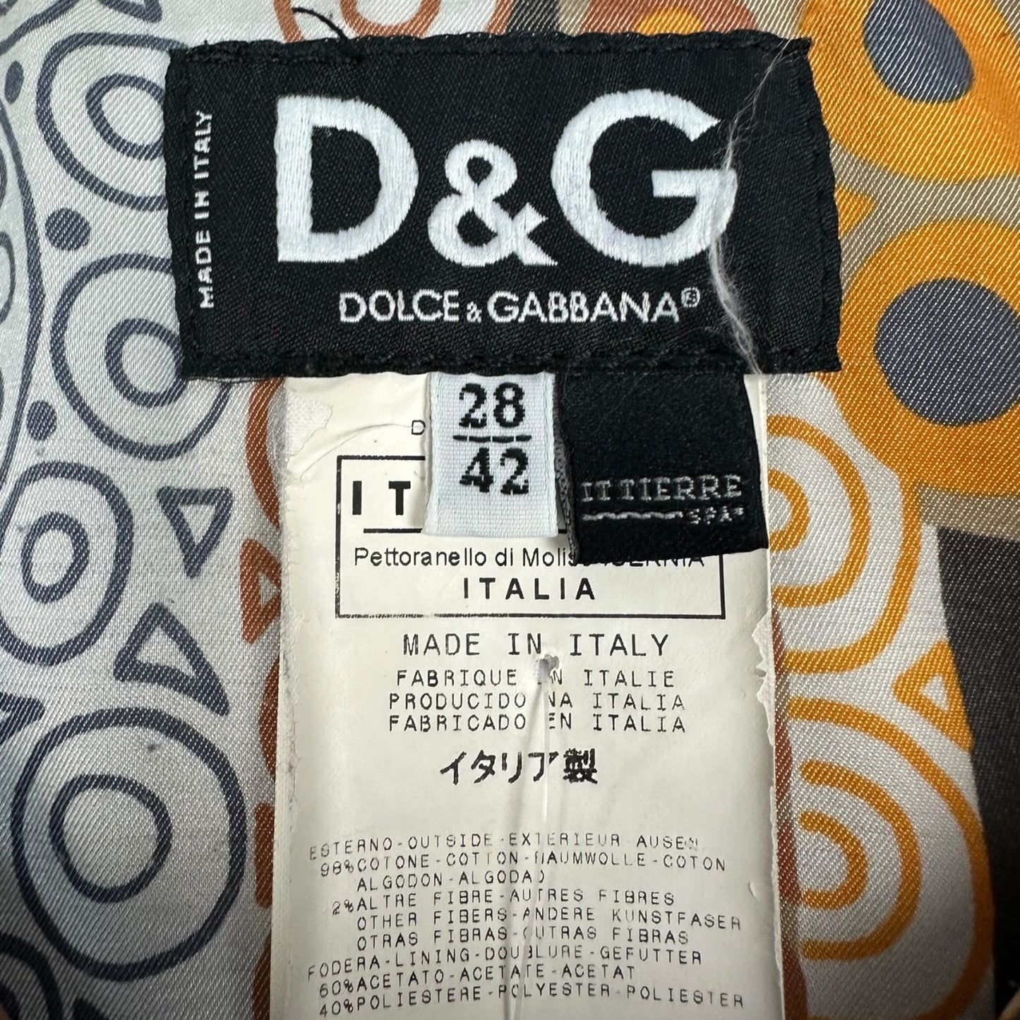 Vintage Dolce & Gabbana Jeansjacke hellblau L