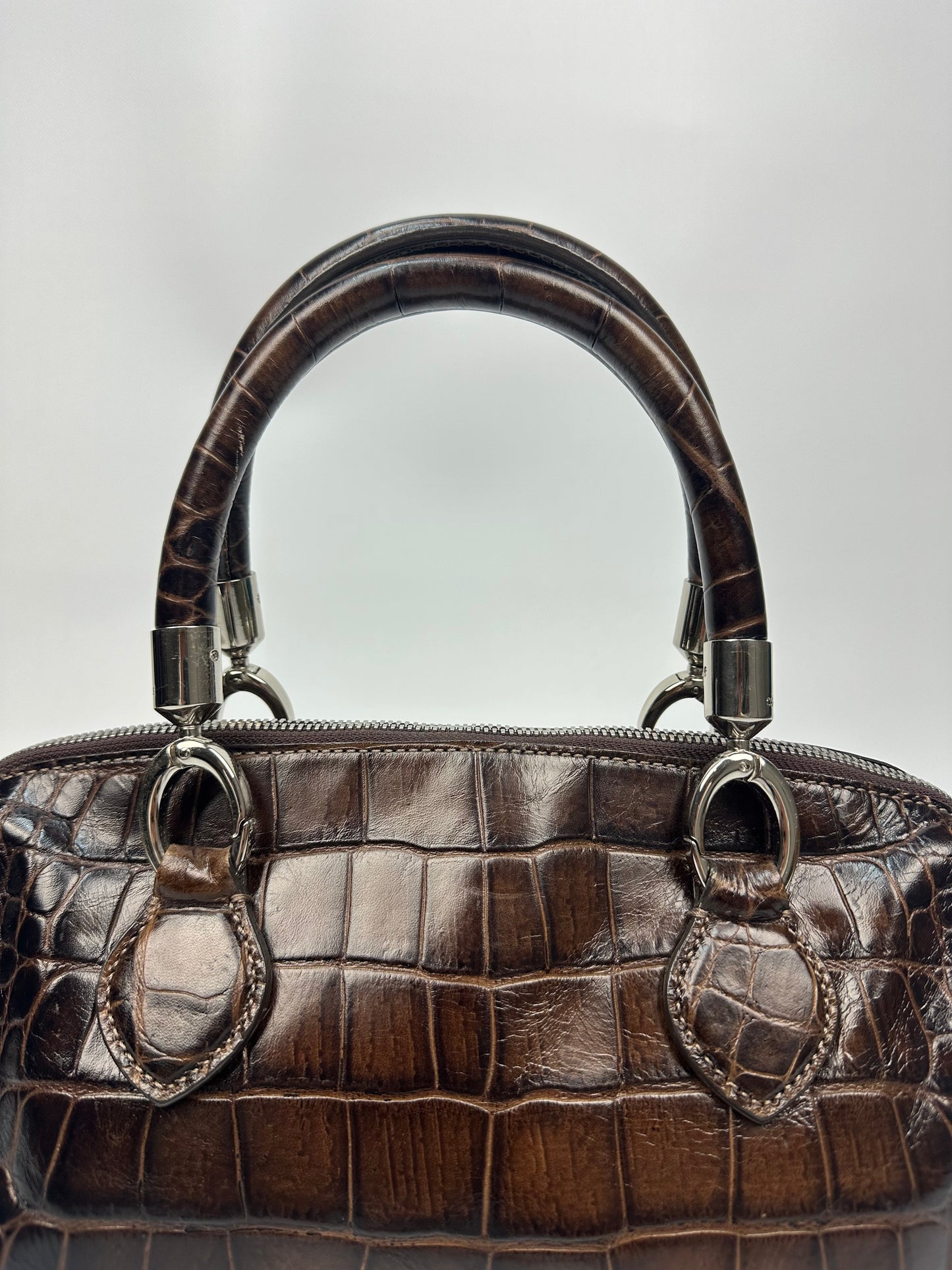 Vintage Coccinelle Handtasche braun