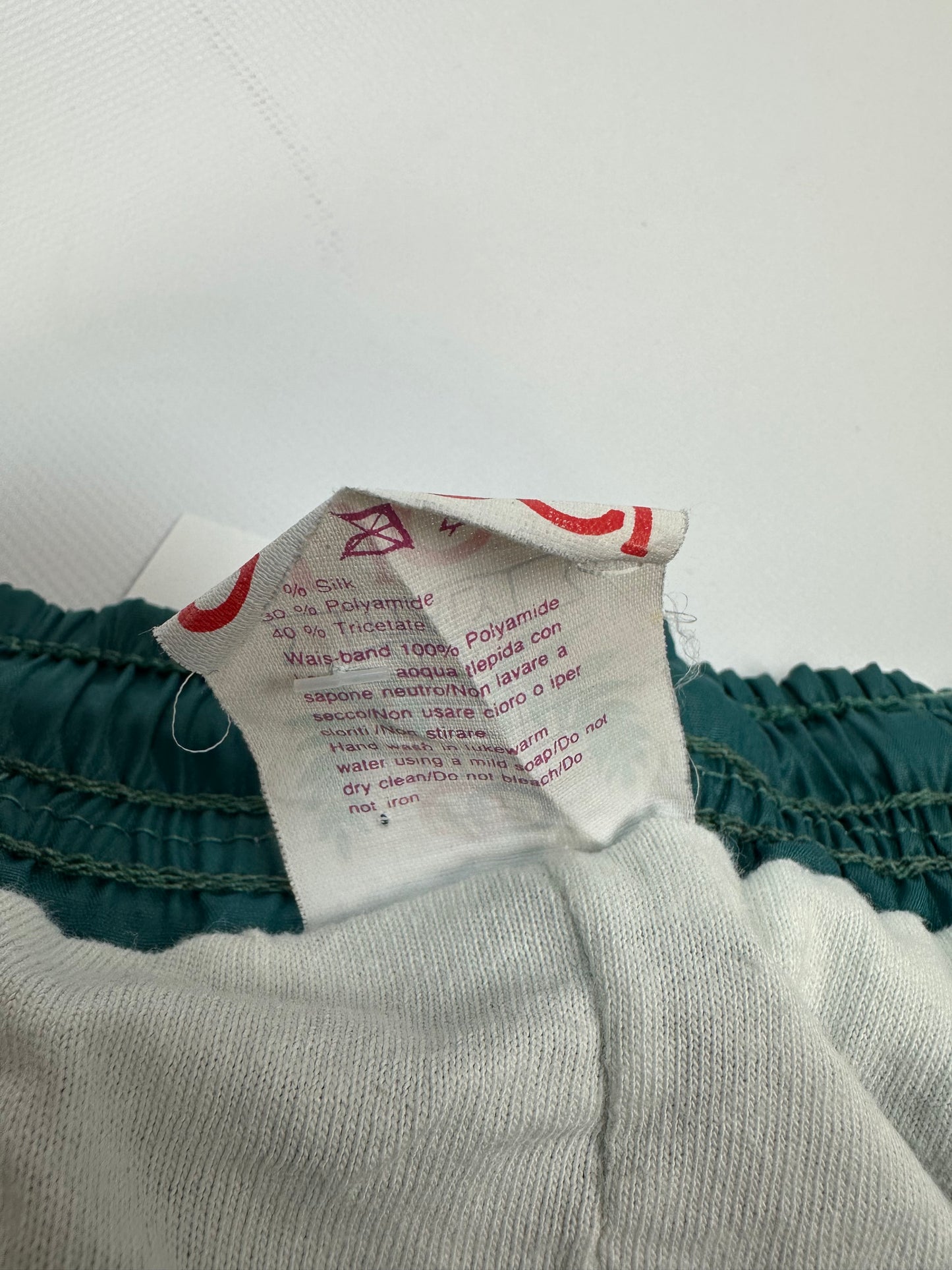 Vintage Gucci Trackpants weiß/grün Gr. XL