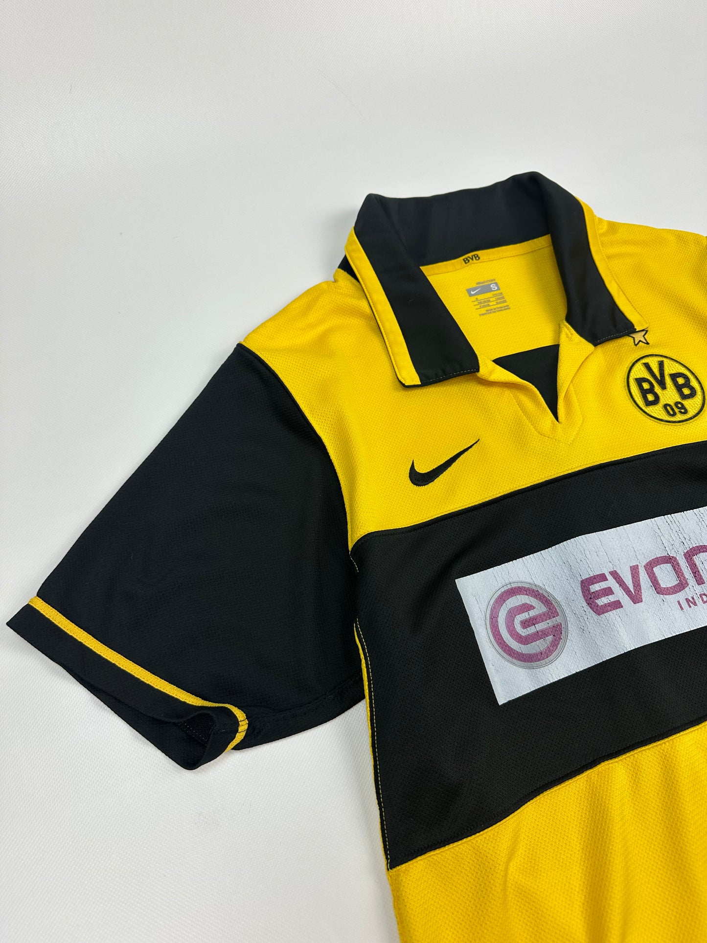 Vintage Nike Dortmund Fußball Trikot schwarz/gelb Gr. S