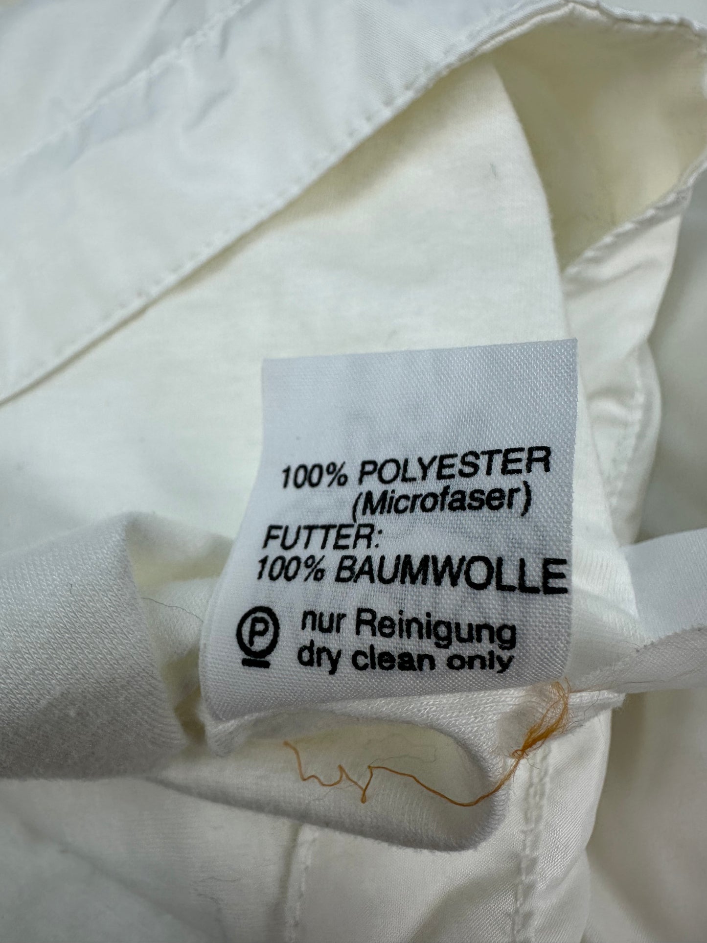 Vintage MCM Trackjacket weiß/gold Gr. XL