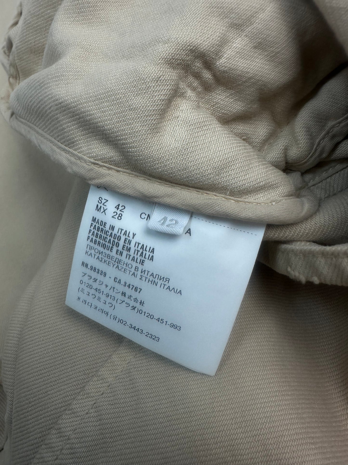 Vintage Prada Coat beige Gr.42